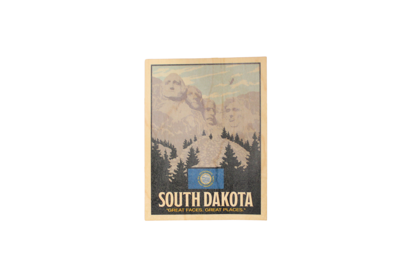M&W South Dakota Wood Postcards