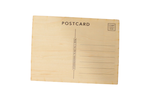 M&W  South Dakota Wood Postcards