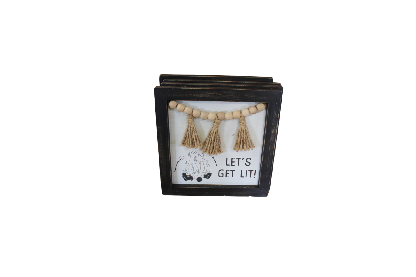 "Let's" Camping Decor Ganz