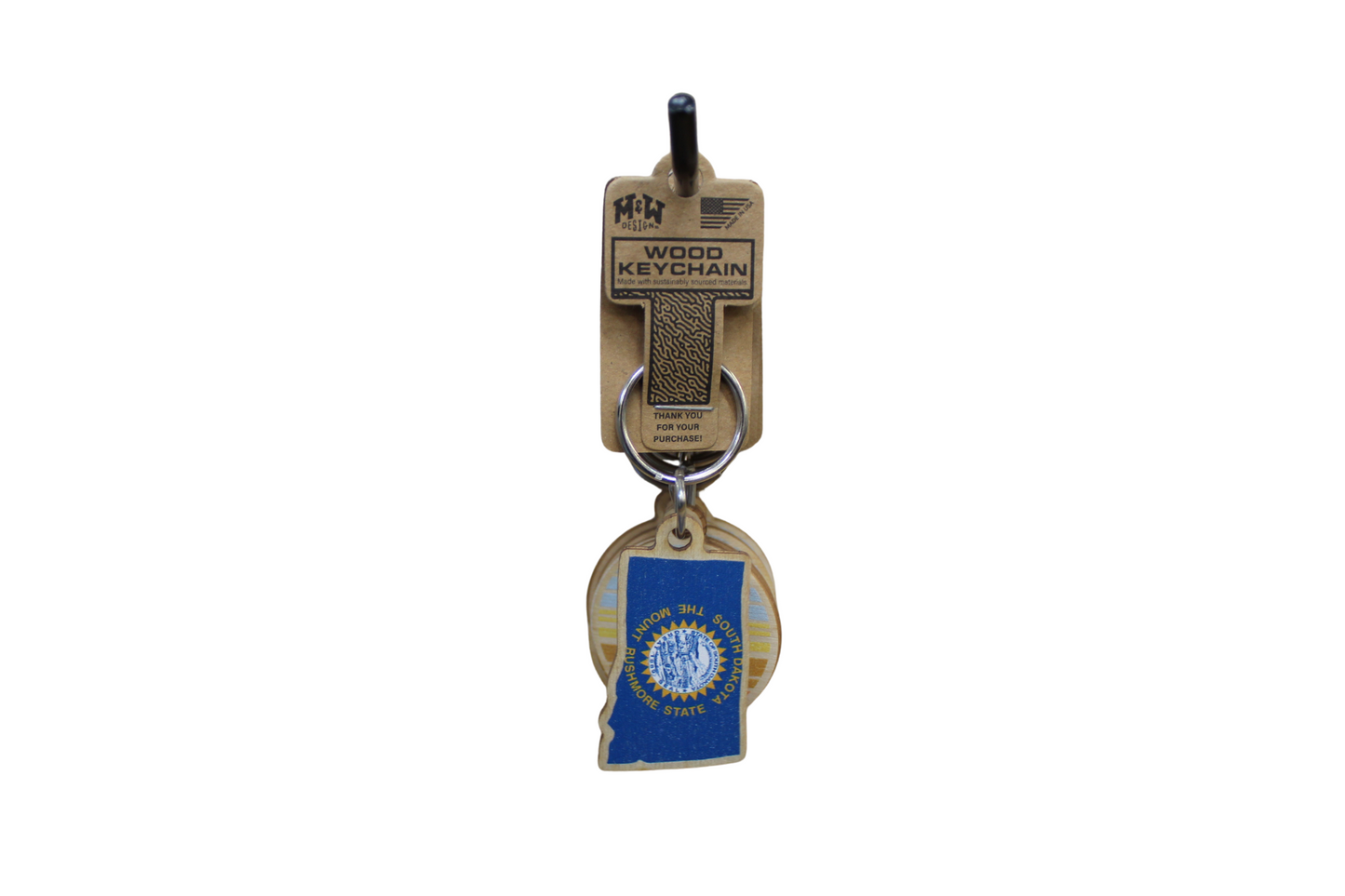 M&W Wood Keychain