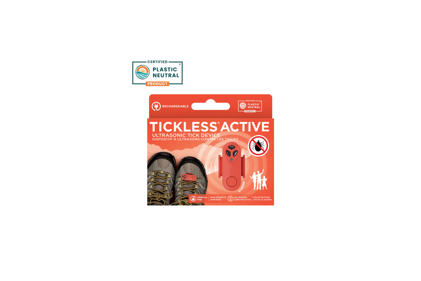 Tickless Active Human Tick Repellent